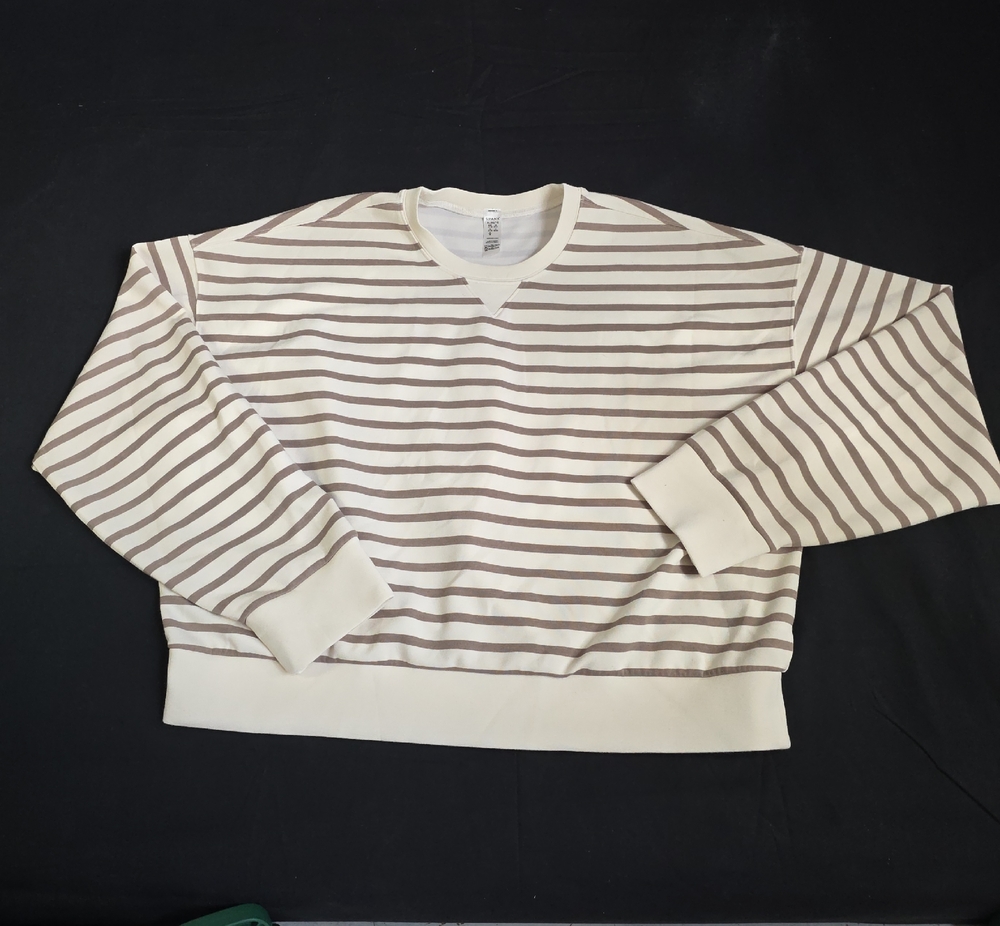SPANX Women's AirEssentials Striped Crewneck Size XL Style No. 50347R